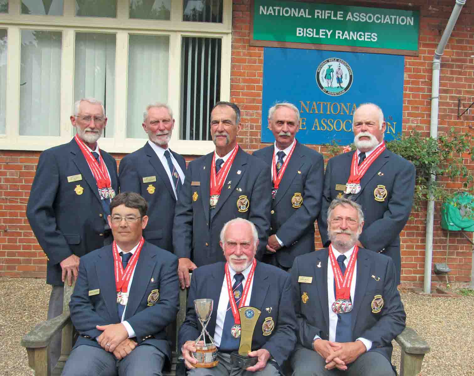 United States Squad, front row, seated (left to right) Brice Harper, Captain Ed Decker, Dave Munch. Standing (left to right) Lee Shaver, Kenn Heismann, Dave Gullo, Craig Faubion, Deputy Captain Ray Hanson